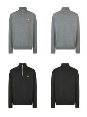 1:1 quality version embroidered zipper polo sweater 2 colors 28480918