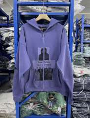 ERD Zipped Hoodie Purple