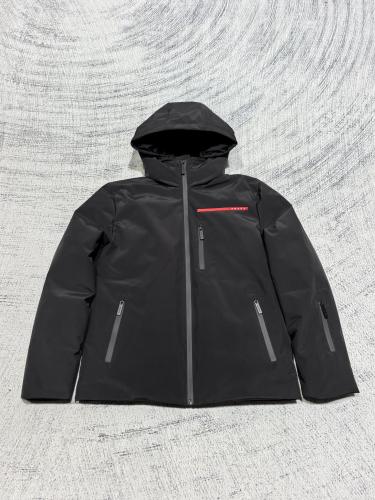 Down Jacket Black Navy Blue