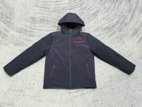 Down Jacket Black Navy Blue