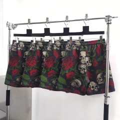 1:1 quality version 28219056 Rose Skull Printed shorts