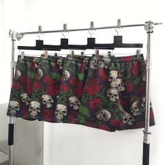 1:1 quality version 28219056 Rose Skull Printed shorts