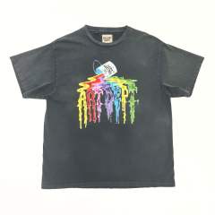 1:1 quality version Gallery Dept Colored ink bucket printed washed Tee