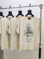 1:1 quality version Gallery Dept Skull Globe Sanskrit Letter Print Tee
