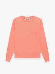 1:1 quality version Cubic Double Flocked Letter LOGO Crew Neck Sweatshirt 6 colors