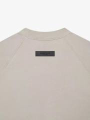 1:1 quality version Cubic Double Flocked Letter LOGO Crew Neck Sweatshirt 6 colors