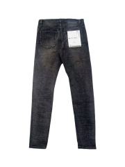 1:1 quality version Classic Black Knee Ripped Jeans 28642008