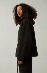 1:1 quality version Logo Labeled fleece lamb wool half-zip Hoodie 3 colors