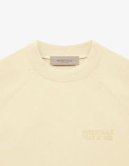 1:1 quality version Cubic Double Flocked Letter LOGO Crew Neck Sweatshirt 6 colors