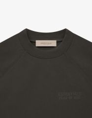 1:1 quality version Cubic Double Flocked Letter LOGO Crew Neck Sweatshirt 6 colors