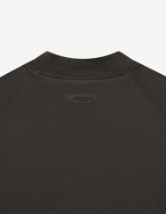 1:1 quality version Cubic Double Flocked Letter LOGO Crew Neck Sweatshirt 6 colors