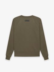 1:1 quality version Cubic Double Flocked Letter LOGO Crew Neck Sweatshirt 6 colors