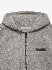 1:1 quality version Logo Labeled fleece lamb wool half-zip Hoodie 3 colors