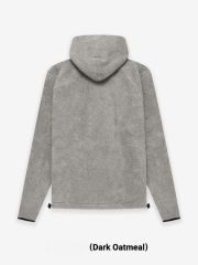 1:1 quality version Logo Labeled fleece lamb wool half-zip Hoodie 3 colors
