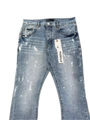 1:1 quality version Chalk Splash Ink Micro Flare Jeans 28642013