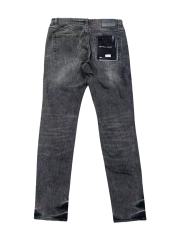 1:1 quality version Irregular Hole White Patch Micro Flare Jeans 28636649