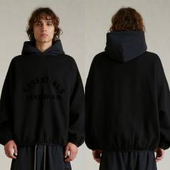 1:1 quality version Curved three-dimensional silicone letter logo Hoodie 3 colors