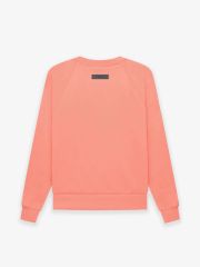 1:1 quality version Cubic Double Flocked Letter LOGO Crew Neck Sweatshirt 6 colors