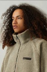1:1 quality version Logo Labeled fleece lamb wool half-zip Hoodie 3 colors