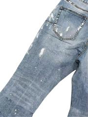 1:1 quality version Chalk Splash Ink Micro Flare Jeans 28642013