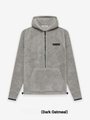 1:1 quality version Logo Labeled fleece lamb wool half-zip Hoodie 3 colors