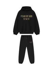 1:1 quality version 28412778 Back To School Letter Print Fleece Hoodie & Sweatpants Set 5 colors