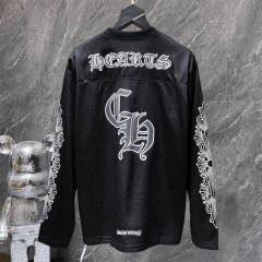 CH Mesh Flower Arm Hockey Long Sleeve T-Shirt Pants Set