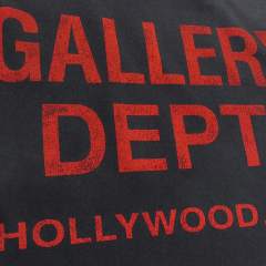1:1 Top Quality Red-Letter Print Basic Washed Black Tee 28677358