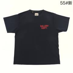 1:1 Top Quality Red-Letter Print Basic Washed Black Tee 28677358