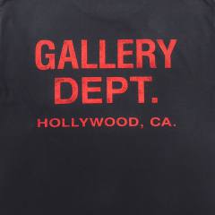 1:1 Top Quality Red-Letter Print Basic Washed Black Tee 28677358