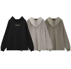 Fear of God FOG Essentials Logo Hoodie (Black/Gray/Olive)