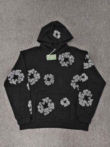 Denim Tears Rhinestone Hoodie Black