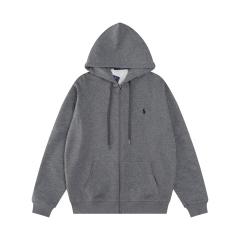 Rαlph Lαuren Basic Zipped Hoodie
