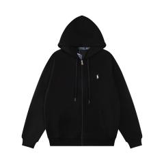 Rαlph Lαuren Basic Zipped Hoodie