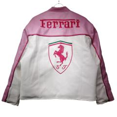 Two-Tone Ferrari Leather Jacket 28661907