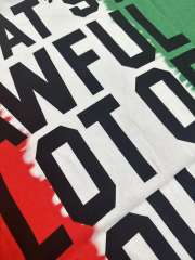 Tri-Color Patchwork Print Tee 2 colors 28703167