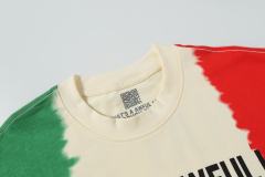 Tri-Color Patchwork Print Tee 2 colors 28703167
