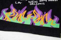 Spilled Syrup Bottle Flame Print Tee 2 colors 28703189