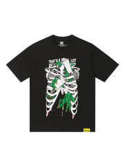 Green Monster Skeleton Print Tee 28694037