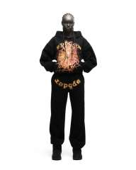 1:1 quality version Pumpkin Alphabet Spider Web Print Hoodie & Pants Set 28631072