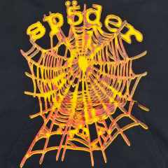1:1 quality version Pumpkin Alphabet Spider Web Print Hoodie & Pants Set 28631072