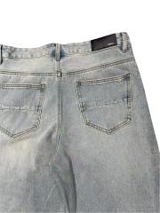 1:1 quality version Side Rhinestone Straight-Leg Jeans 2 colors 28756320