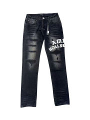 1:1 quality version Hollywood Letter Embroidered Jeans 28622689