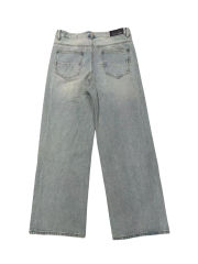 1:1 quality version Side Rhinestone Straight-Leg Jeans 2 colors 28756320