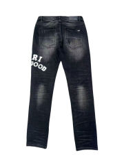 1:1 quality version Hollywood Letter Embroidered Jeans 28622689