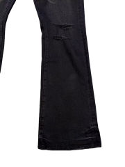 1:1 quality version Black Distressed Flared Jeans 28757509