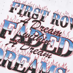 LOST UTOPIA BURNING FLAME Rhinestone Tee 28748377