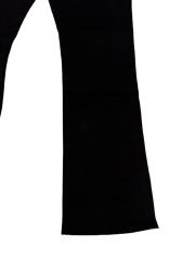1:1 quality version Classic Pure Black Bootcut Jeans 28761314
