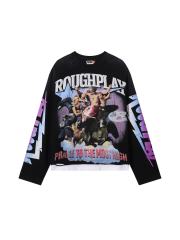 Praise to the Most High Silver Hot Stamping Print Washed Version Long Sleeve T-Shirt 28758385