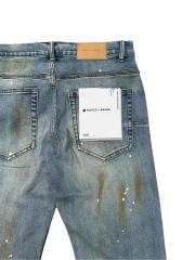1:1 quality version Vintage Yellowed Splash Ink Ripped Jeans 28761305
